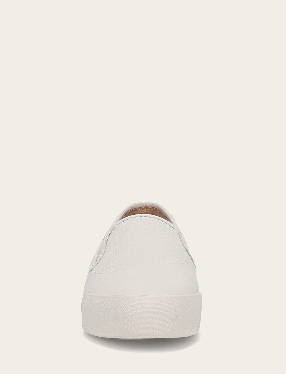 Frye Women's White Mia Slip On Sneakers / White