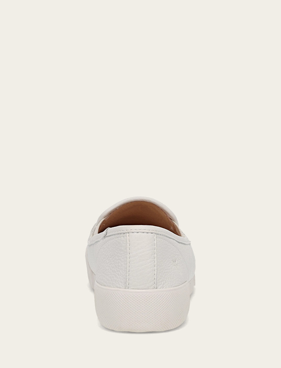 Frye Women's White Mia Slip On Sneakers / White