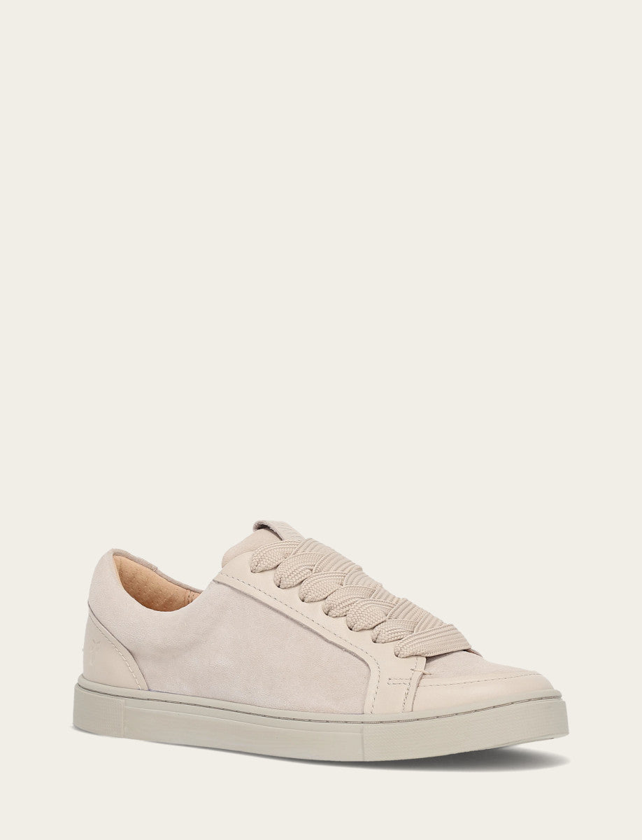 Frye Women's Ivory Ivy Court Low Lace Sneakers / Ivory