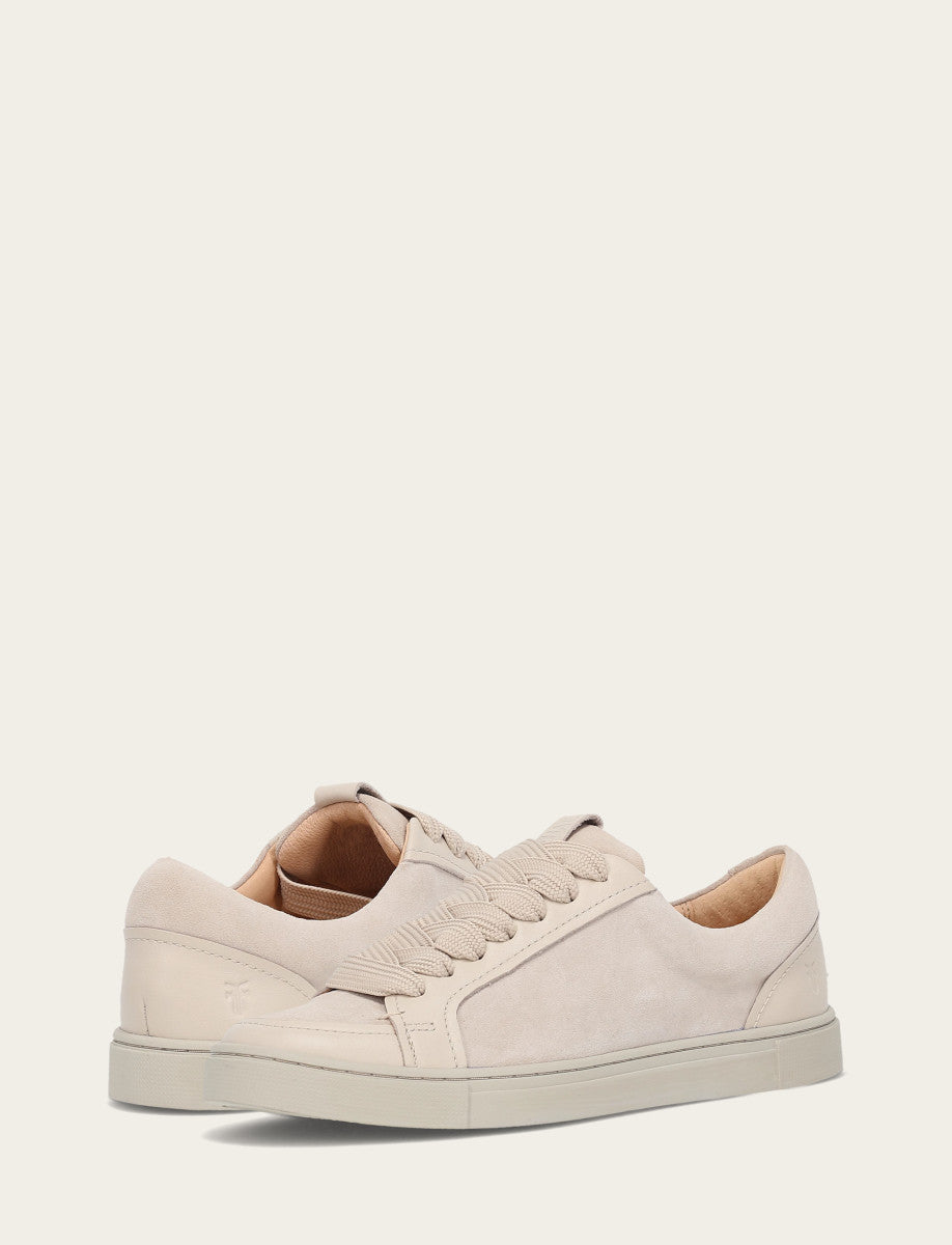 Frye Women's Ivory Ivy Court Low Lace Sneakers / Ivory