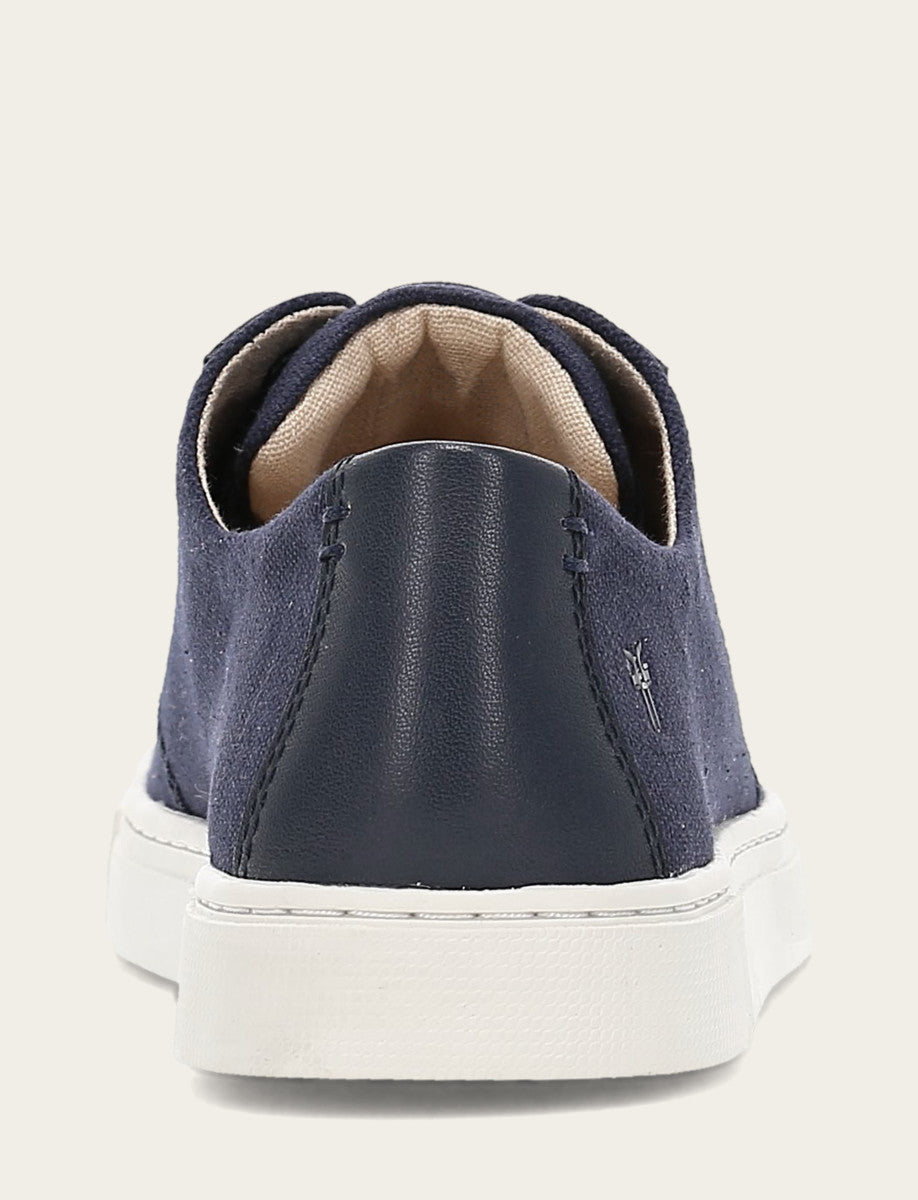 Frye Women's Navy Ivy Canvas Low Lace Sneakers / Navy