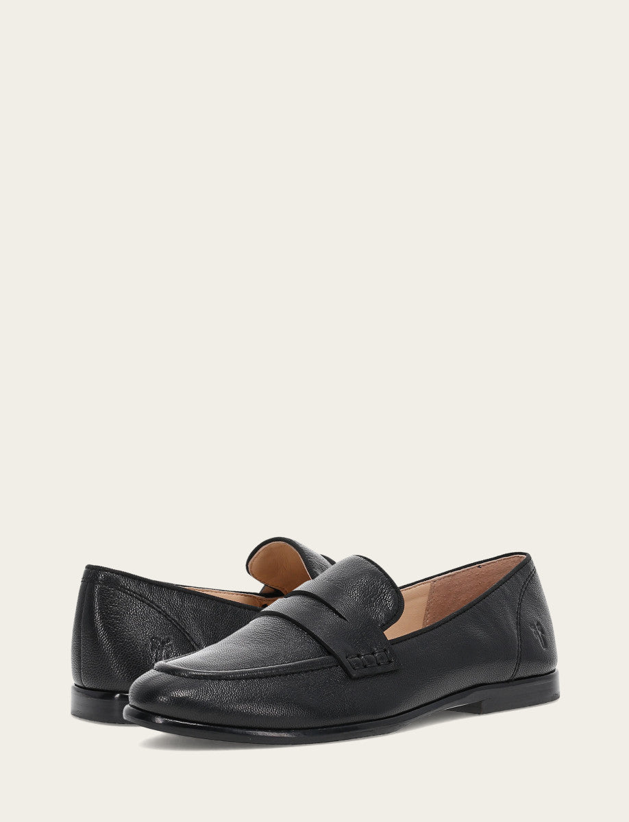 Frye Women's Black Faith Loafer Loafers / Black