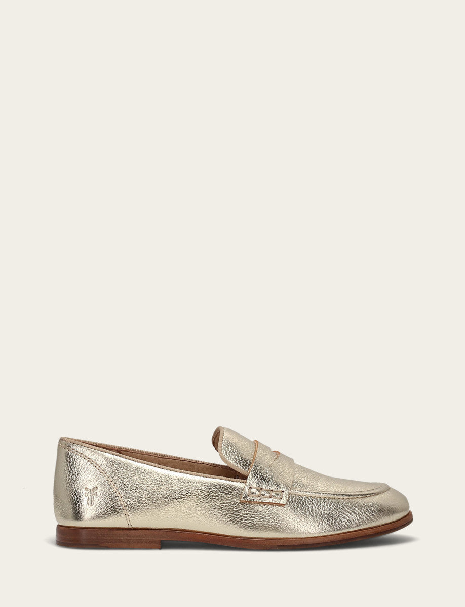 Frye Faith Loafer / Light Gold