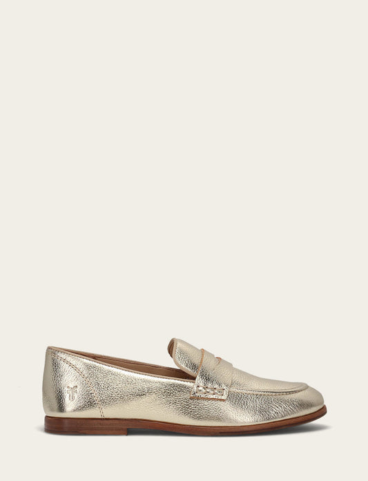 Frye Faith Loafer / Light Gold