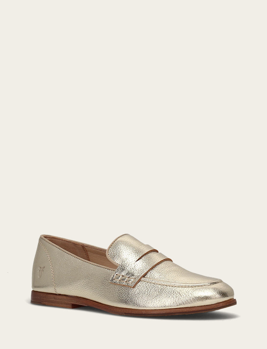 Frye Faith Loafer / Light Gold