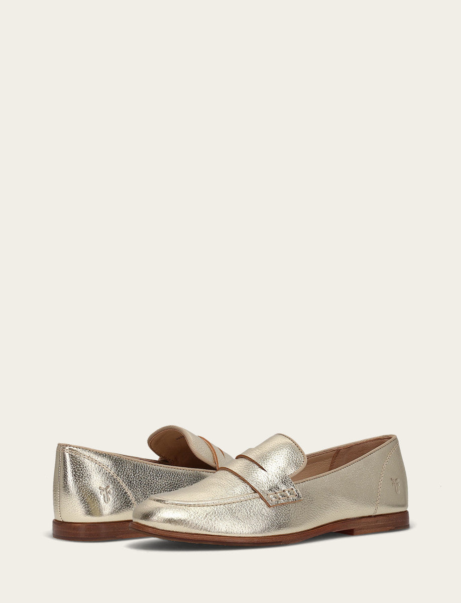 Frye Faith Loafer / Light Gold