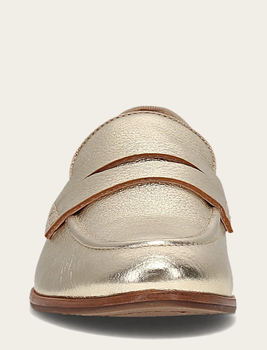 Frye Faith Loafer / Light Gold