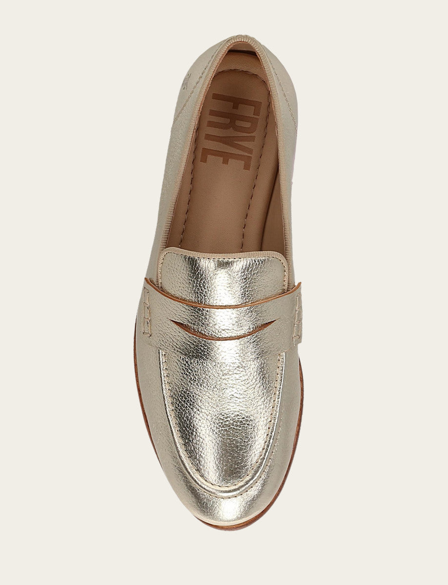 Frye Faith Loafer / Light Gold
