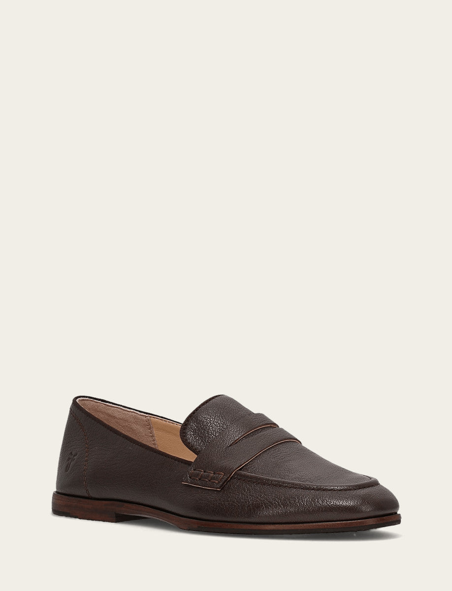 Frye Women's Dark Brown Faith Loafer / Dark Brown