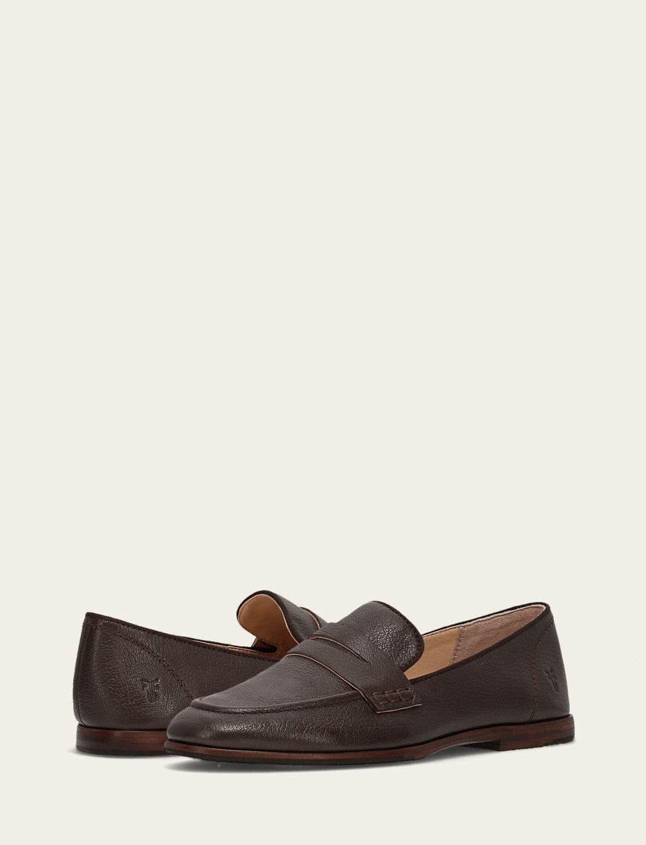 Frye Women's Dark Brown Faith Loafer / Dark Brown