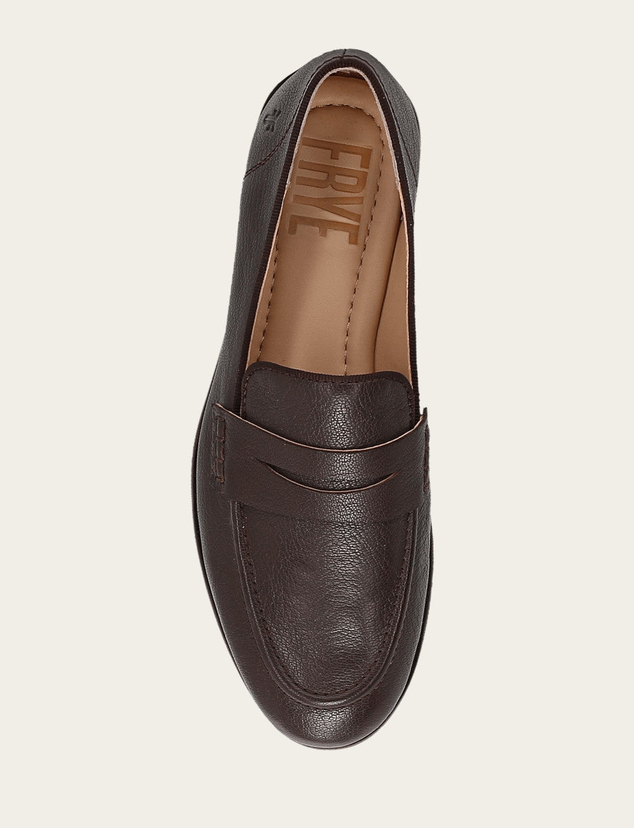 Frye Women's Dark Brown Faith Loafer / Dark Brown
