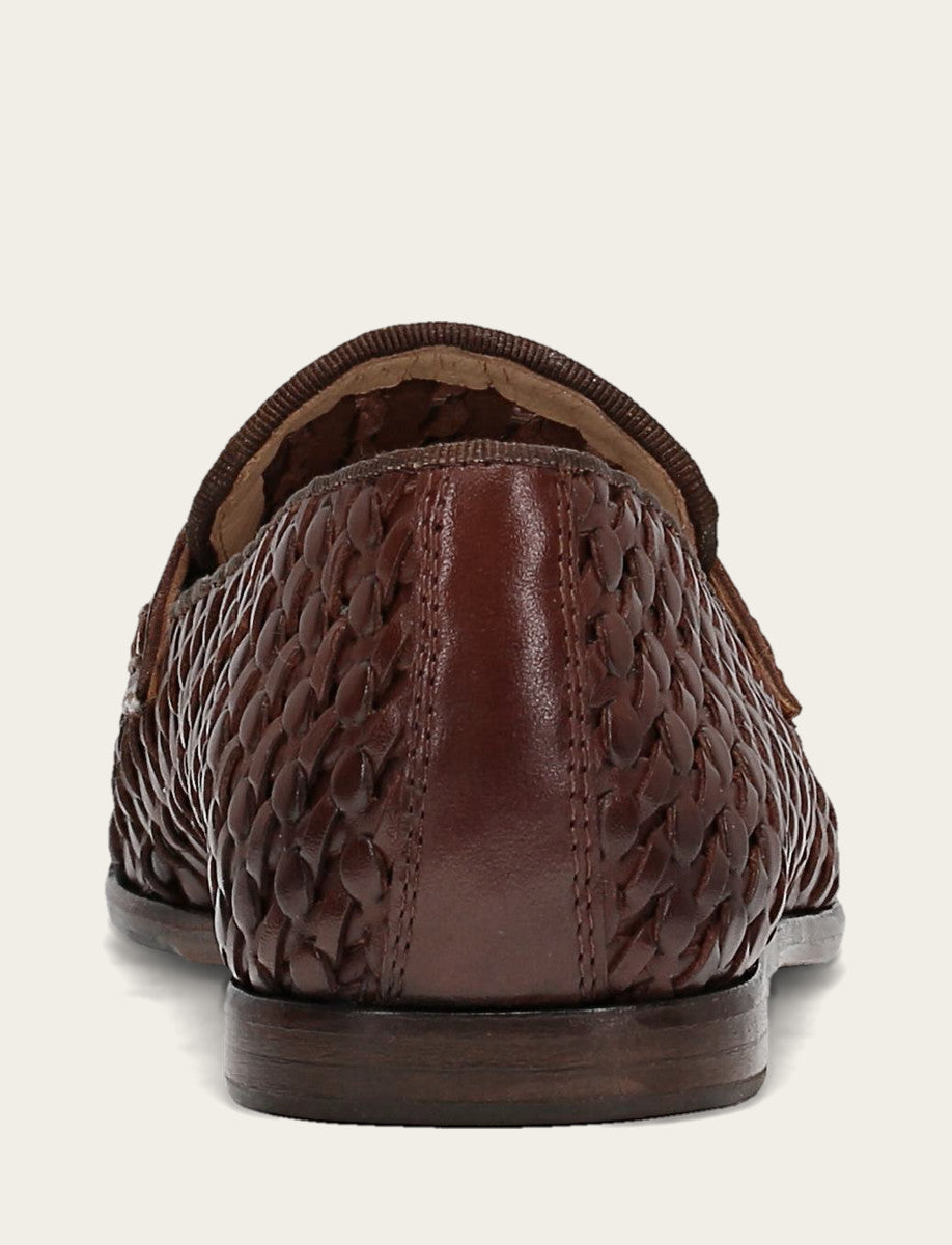 Frye Faith Woven Loafer / Dark Brown