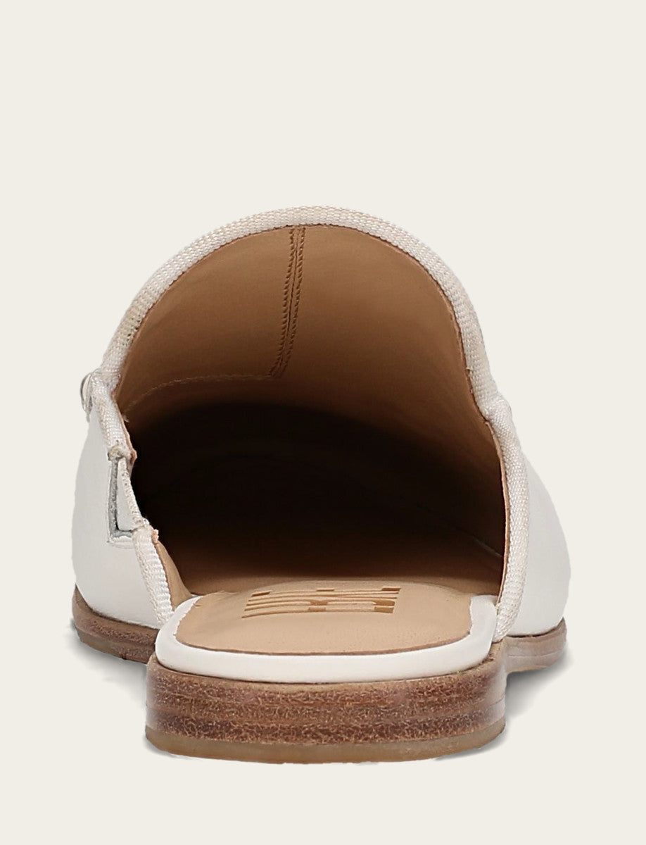 Frye Faith Mule / White