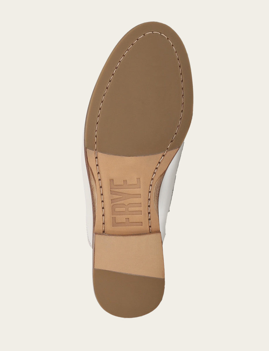 Frye Faith Mule / White