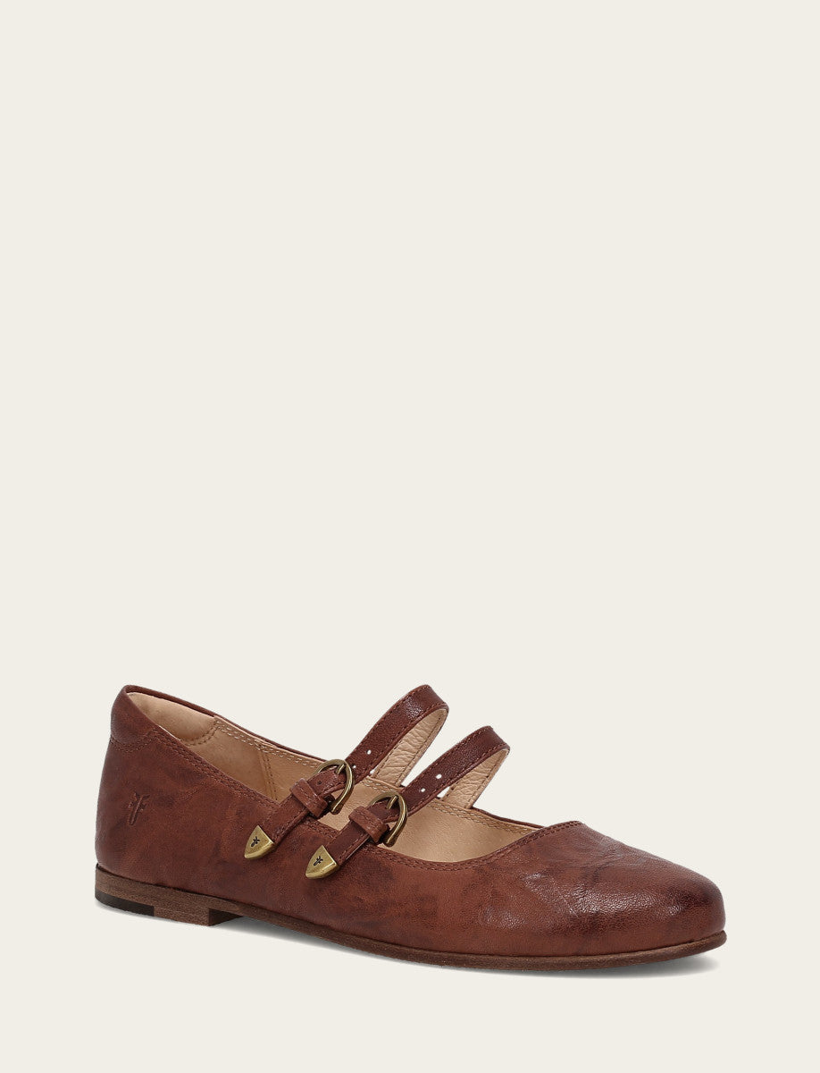 Frye Women's Spice Carson Multi Mary Jane Flats / Spice