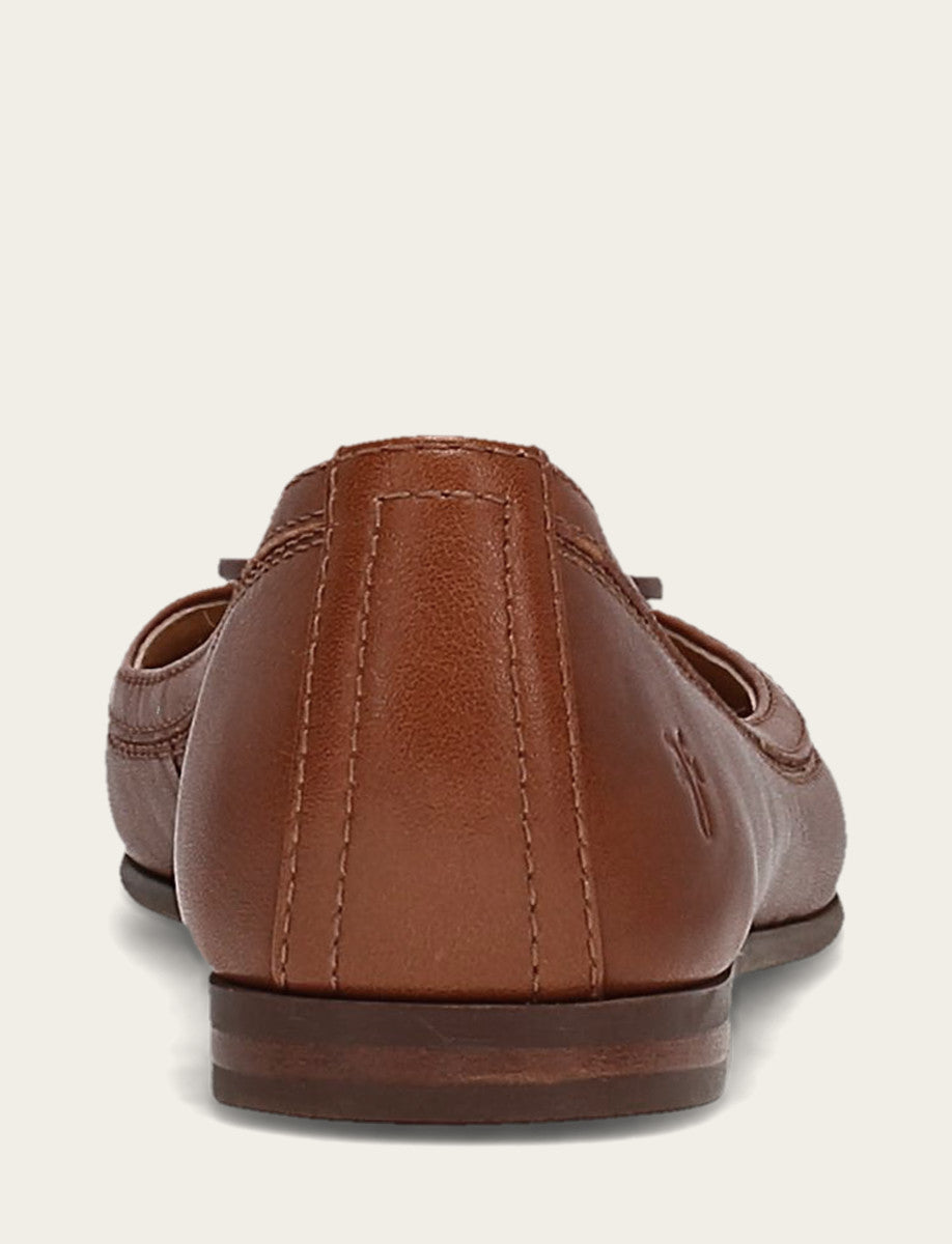 Frye Women's Cinnamon Carson Logo Ballet Shoe / Cinnamon