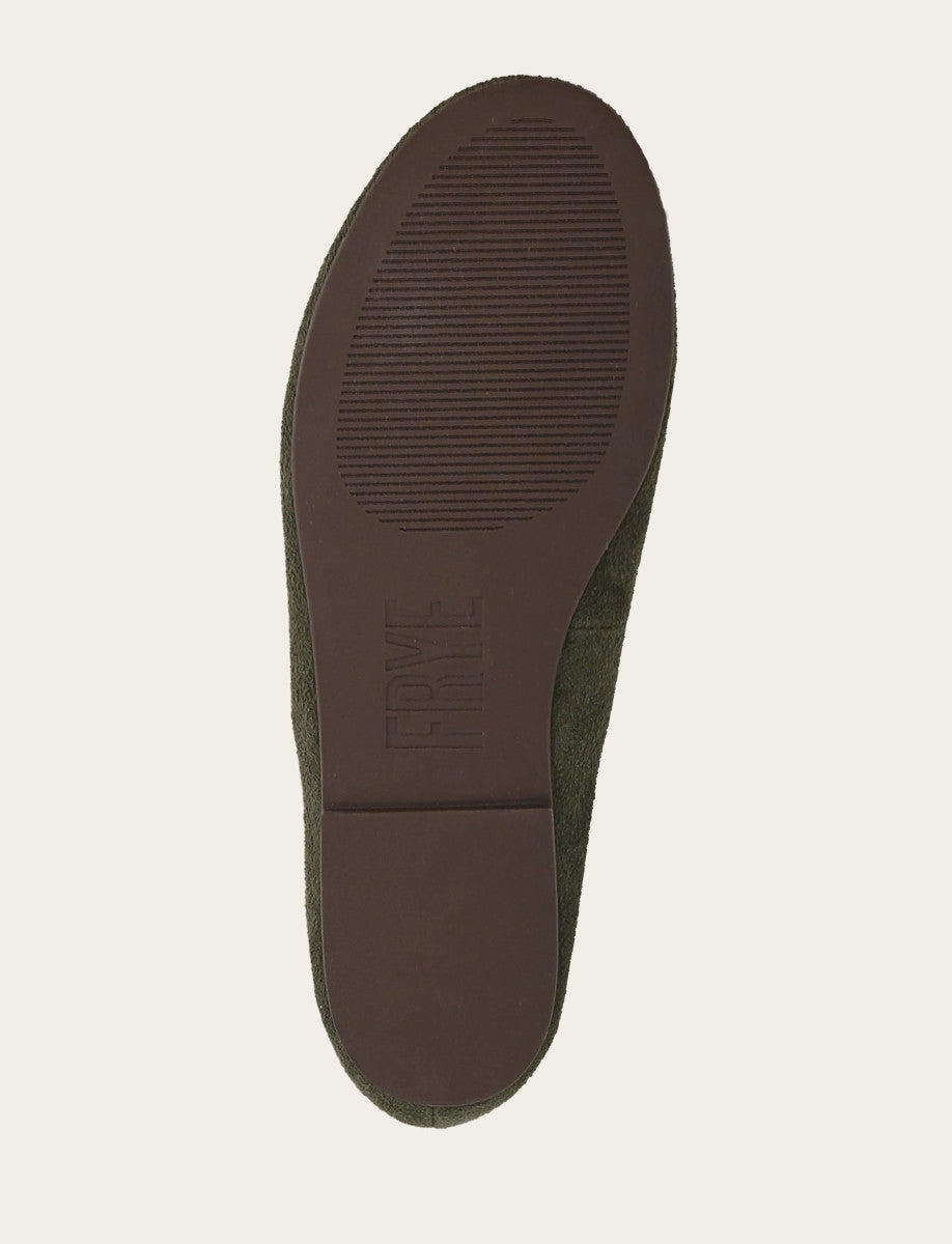 Frye Women's Dark Olive Emma Elastic Mary Jane Shoe / Dark Olive