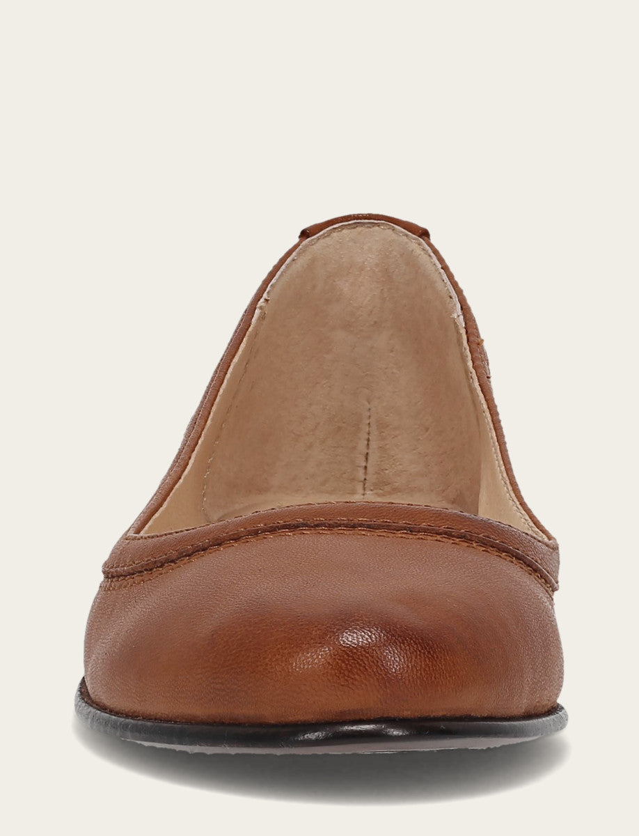 Frye Women's Cognac Carson Ballet Flats / Cognac