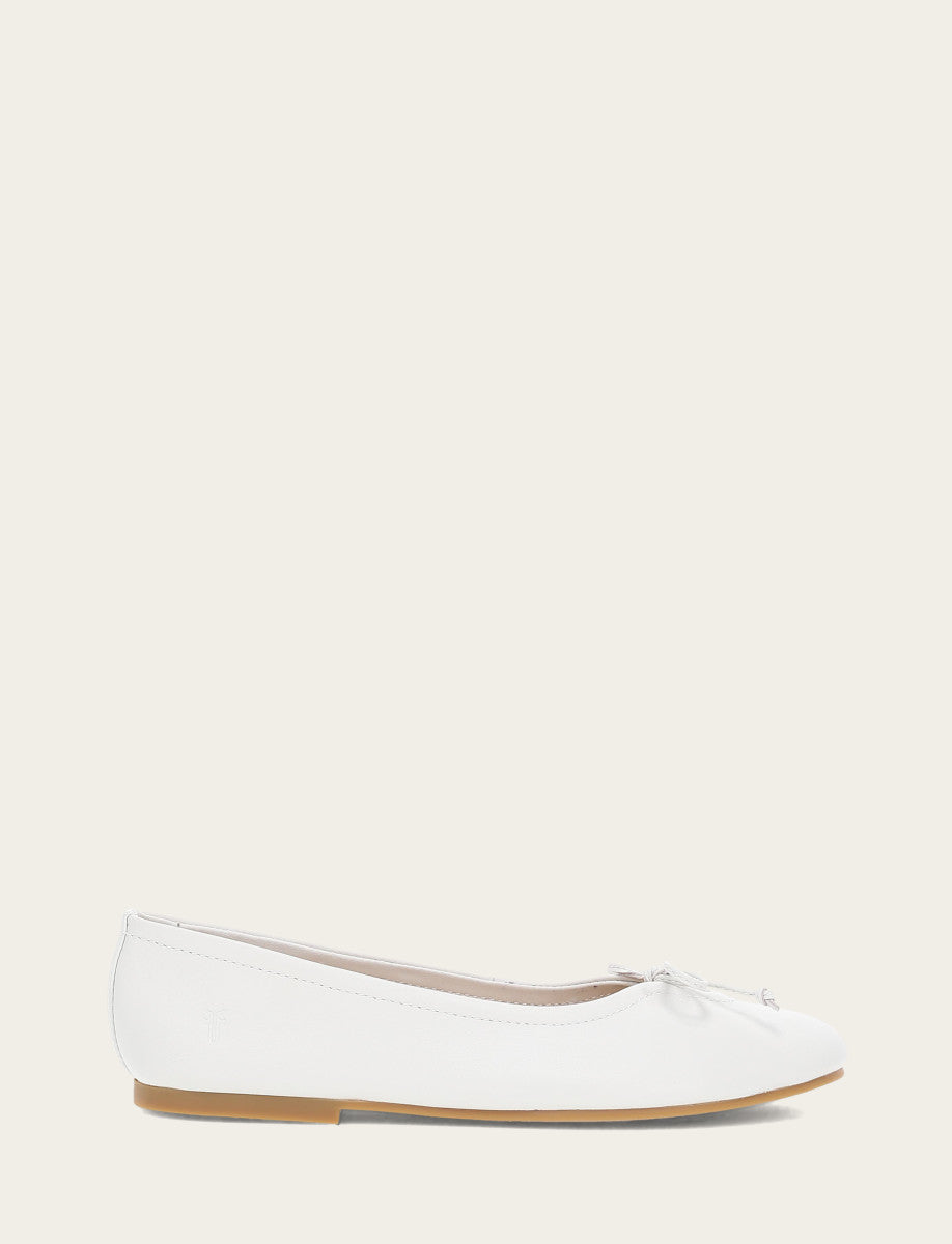 Frye Women's White Emma Ballet Flats / White