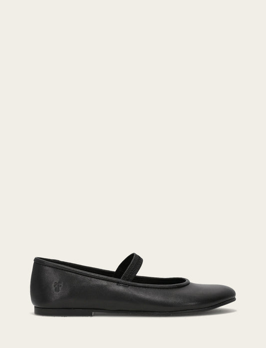 Frye Women's Black Emma Elastic Mary Jane Shoe / Black