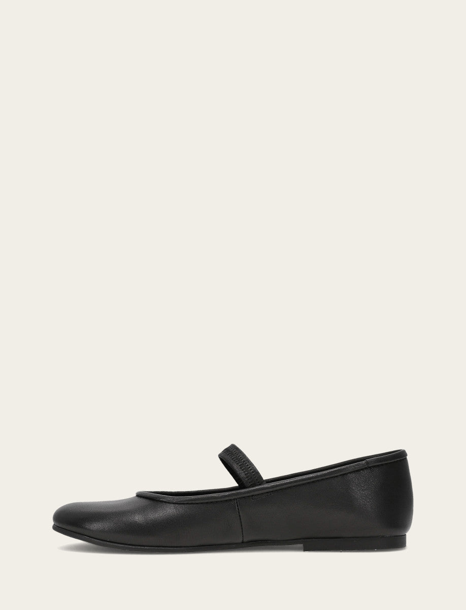 Frye Women's Black Emma Elastic Mary Jane Shoe / Black