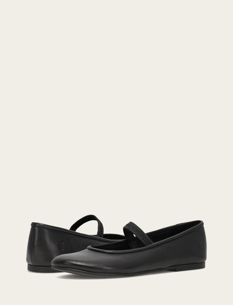 Frye Women's Black Emma Elastic Mary Jane Shoe / Black