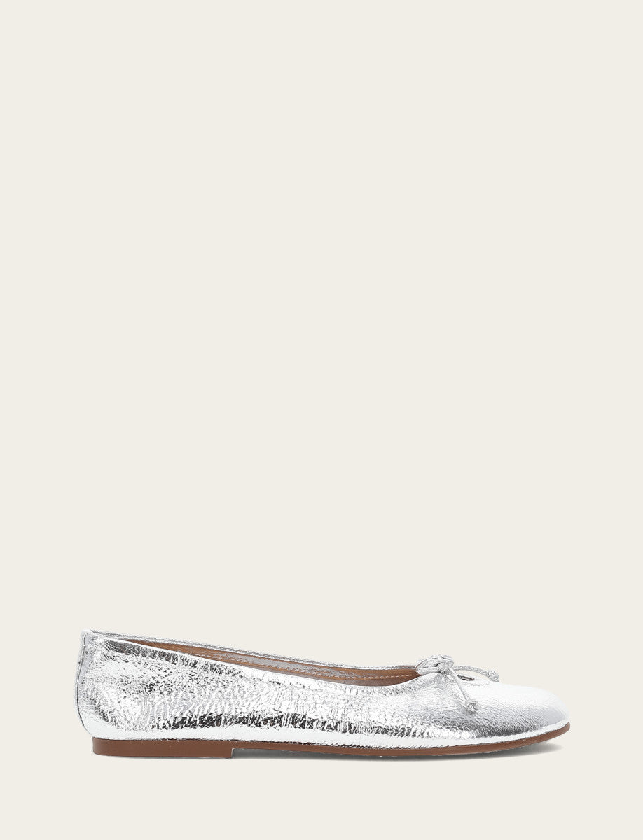 Frye Women's Silver Emma Ballet Shoe / Silver