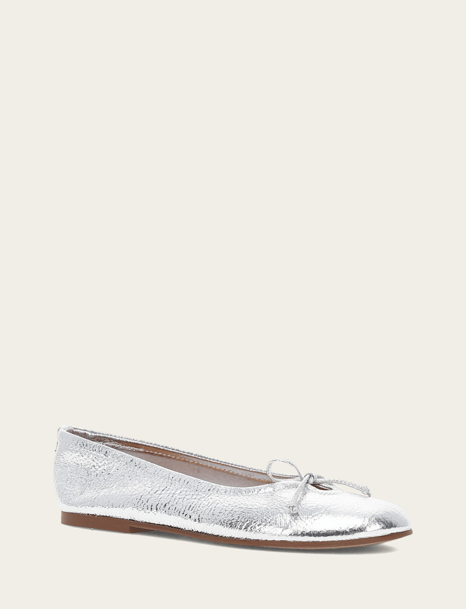 Frye Women's Silver Emma Ballet Shoe / Silver