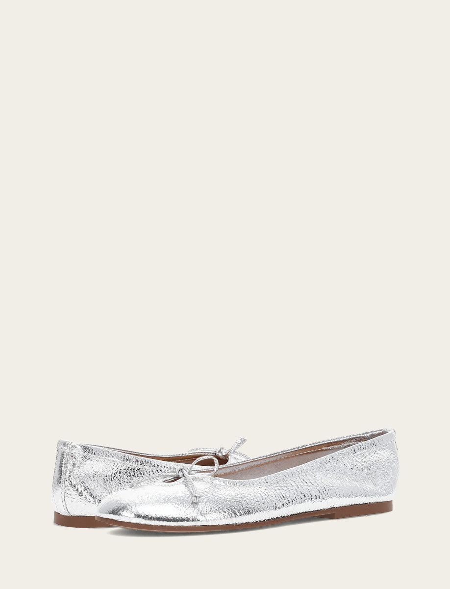 Frye Women's Silver Emma Ballet Shoe / Silver