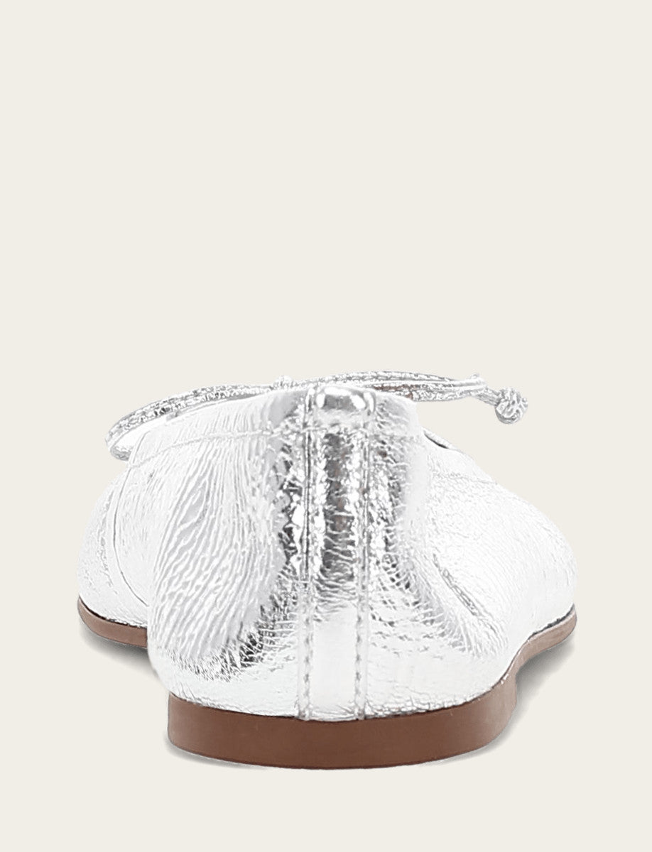 Frye Women's Silver Emma Ballet Shoe / Silver