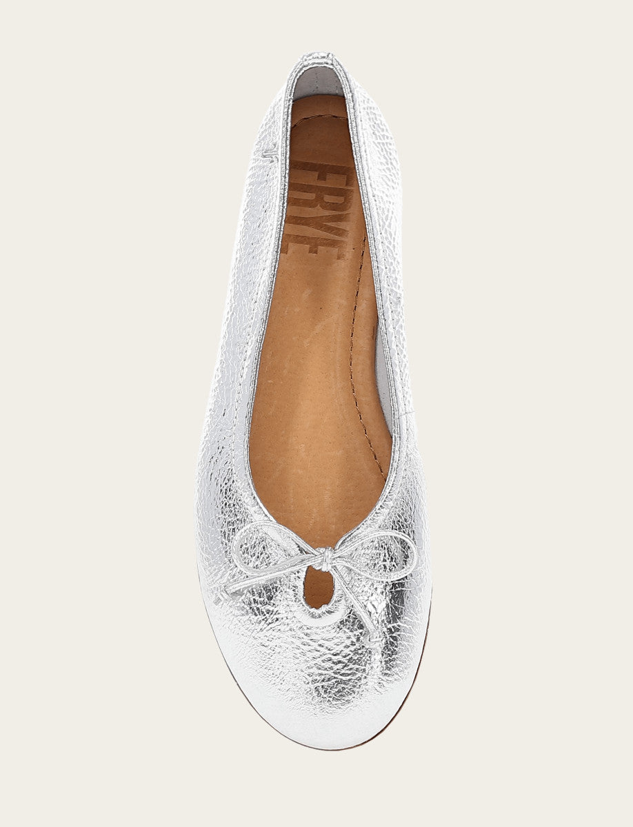 Frye Women's Silver Emma Ballet Shoe / Silver