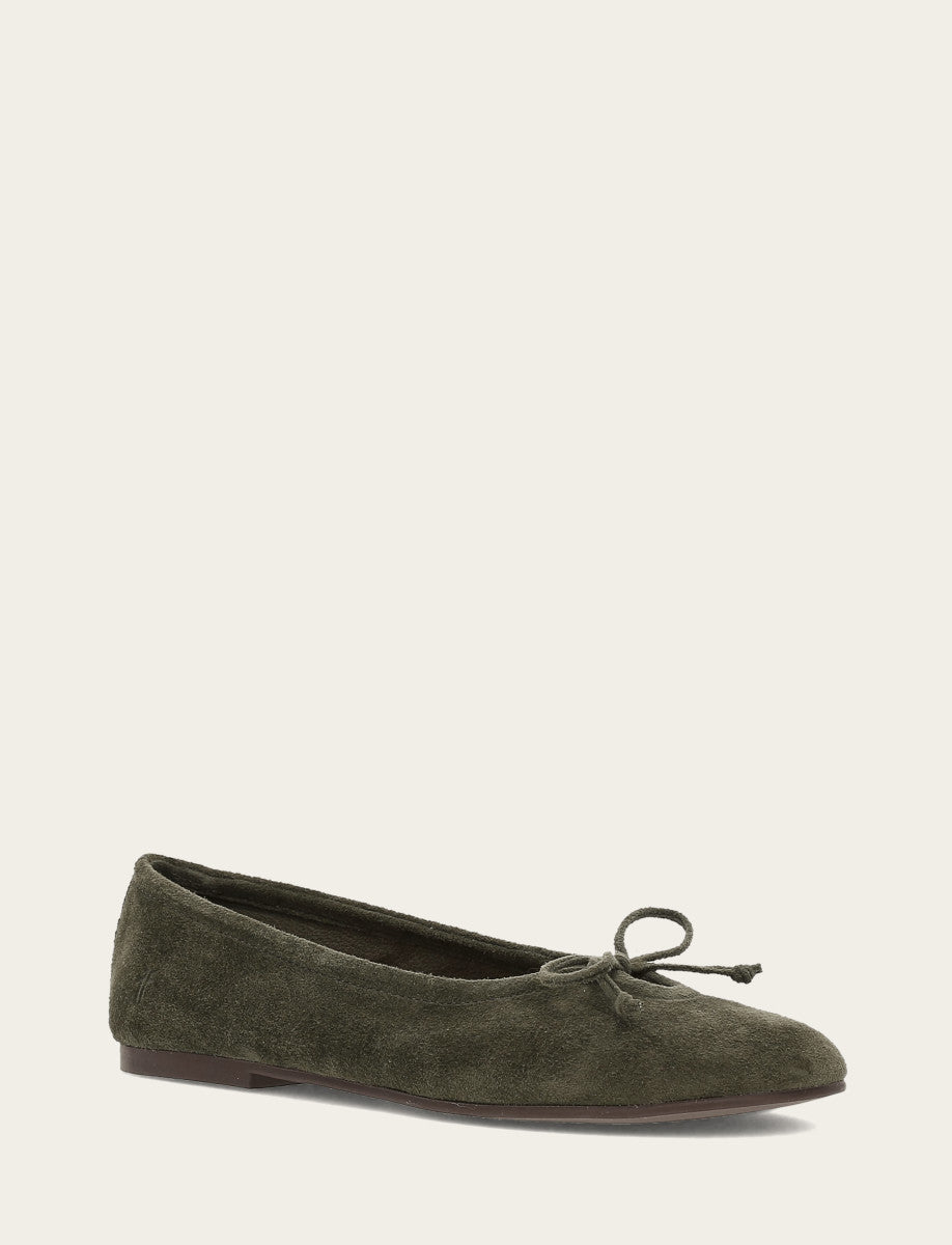 Frye Women's Dark Olive Emma Ballet Shoe / Dark Olive