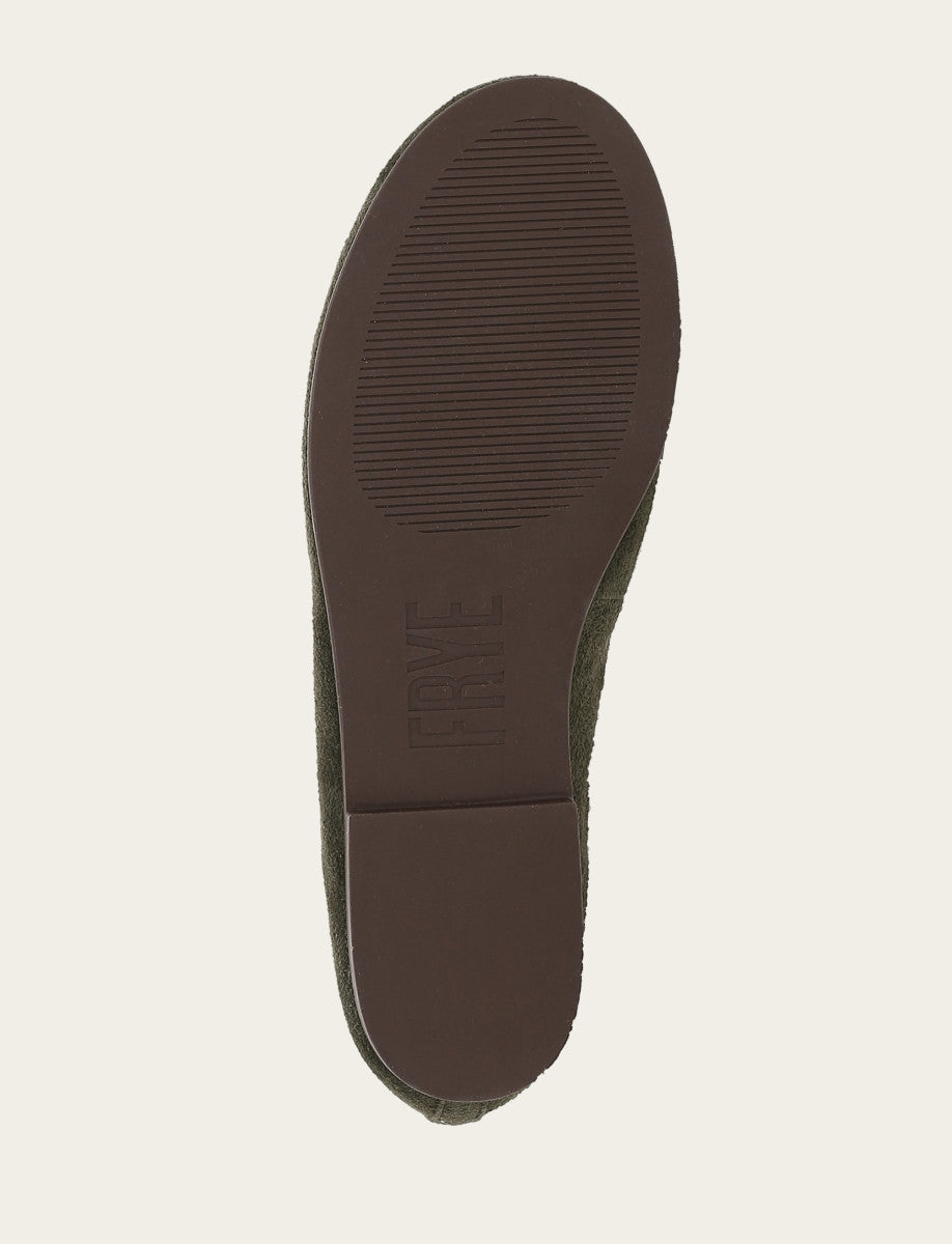 Frye Women's Dark Olive Emma Ballet Shoe / Dark Olive