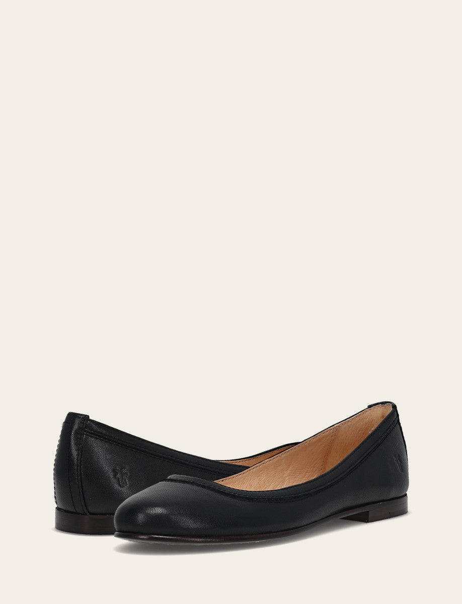 Frye Women's Black Carson Ballet Flats / Black