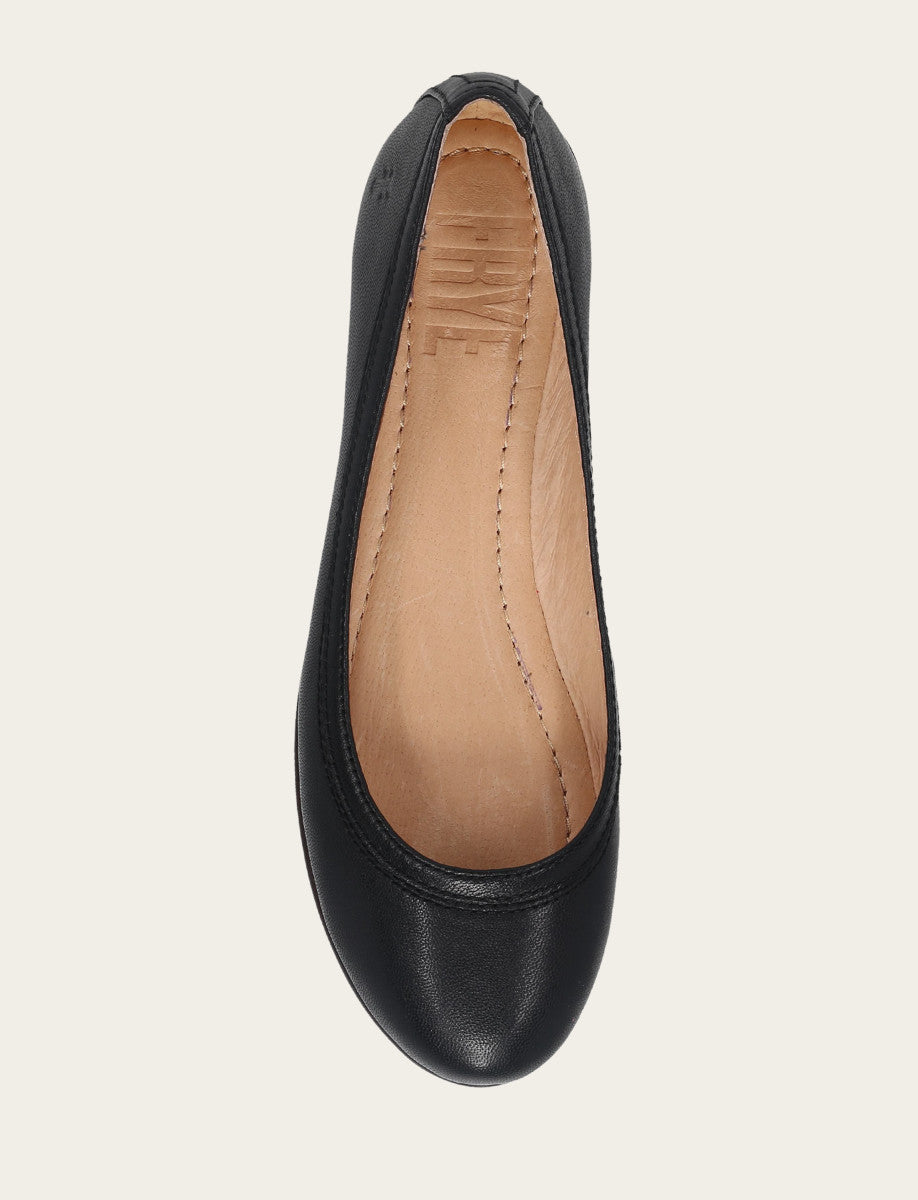 Frye Women's Black Carson Ballet Flats / Black