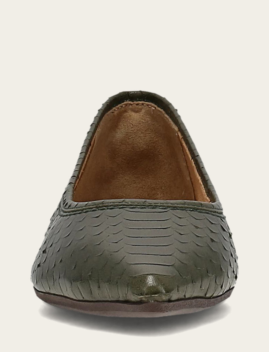 Frye Women's Dark Olive Heather Ballet Shoe / Dark Olive