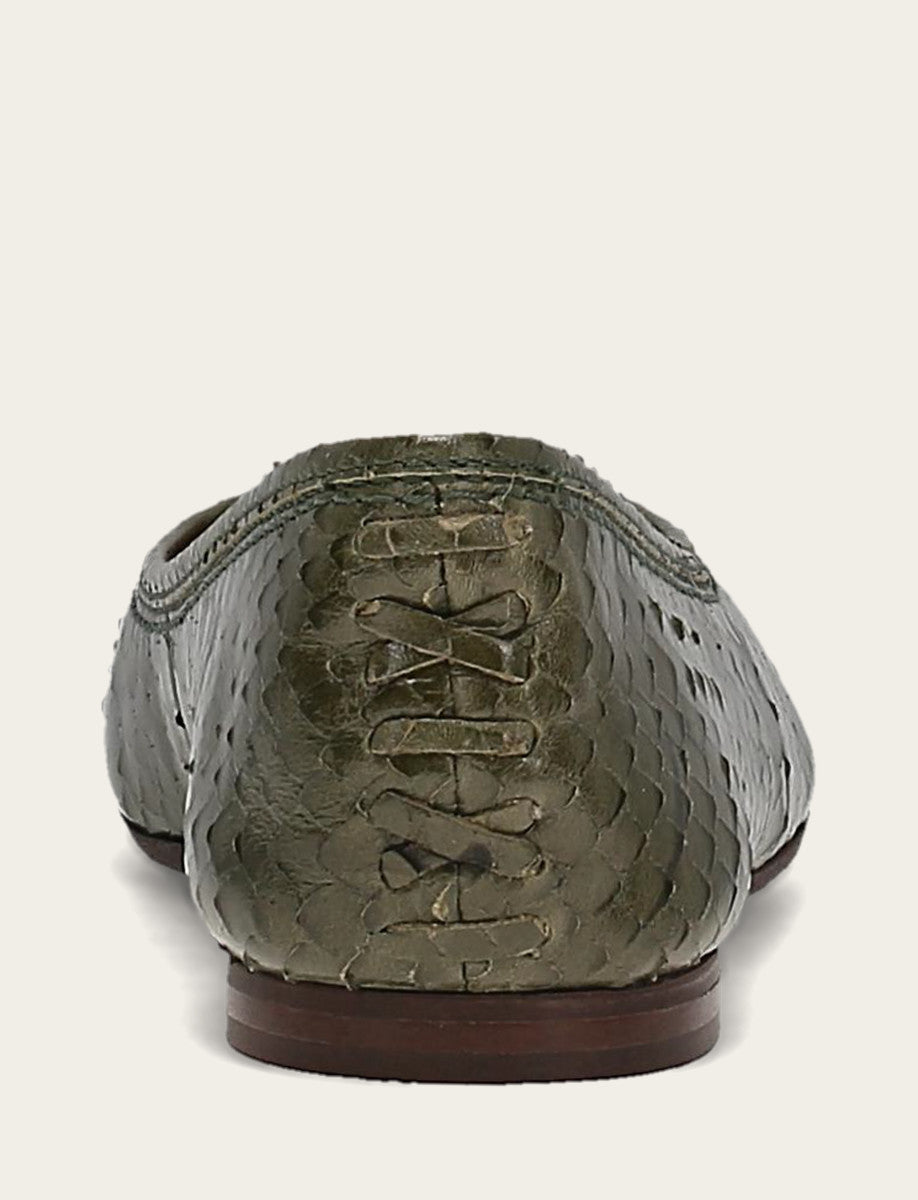 Frye Women's Dark Olive Heather Ballet Shoe / Dark Olive
