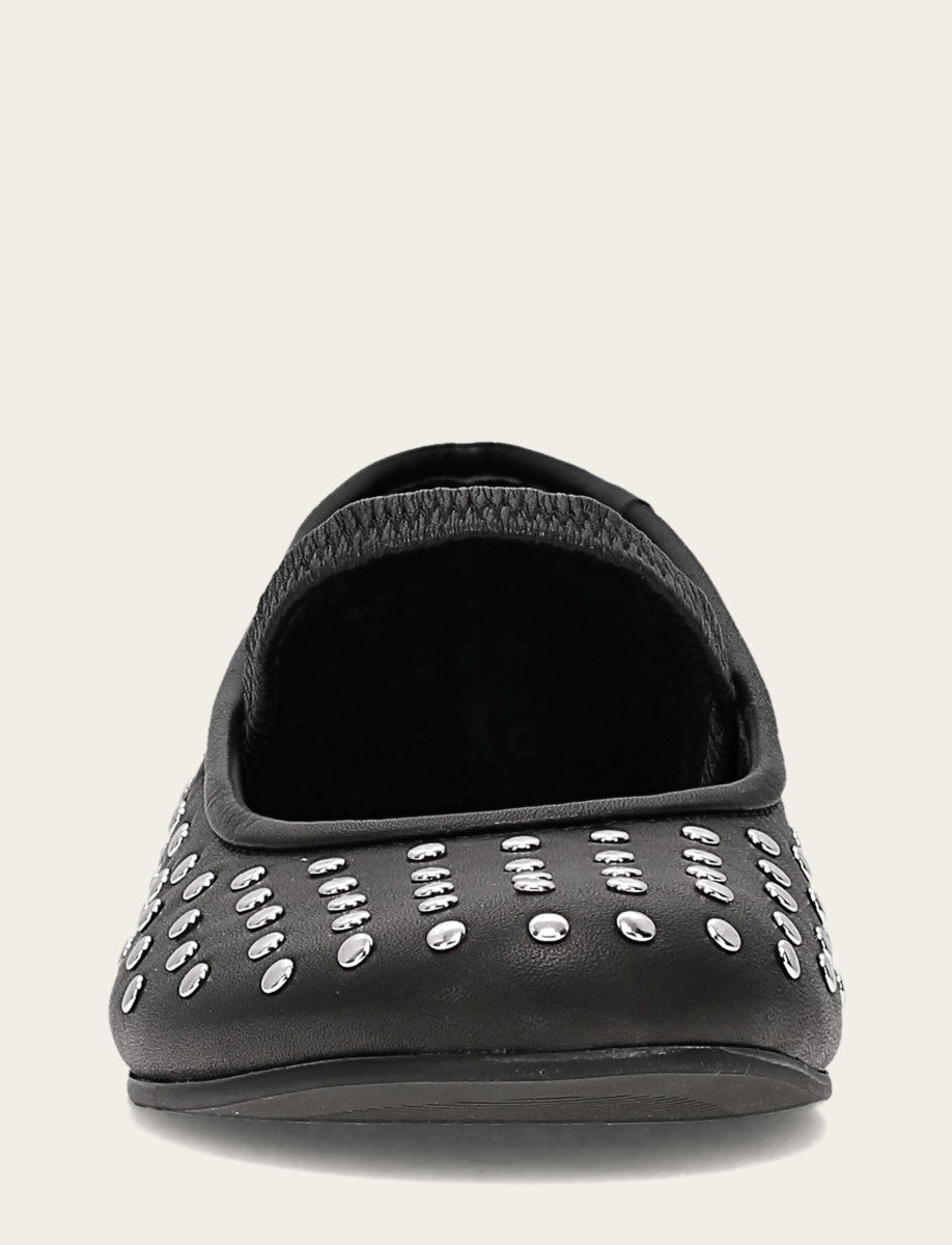 Frye Women's Black Emma Studded Mary Jane Shoe / Black