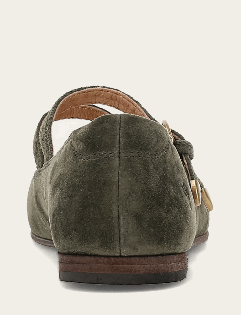 Frye Women's Dark Olive Carson Multi Mary Jane Shoe / Dark Olive