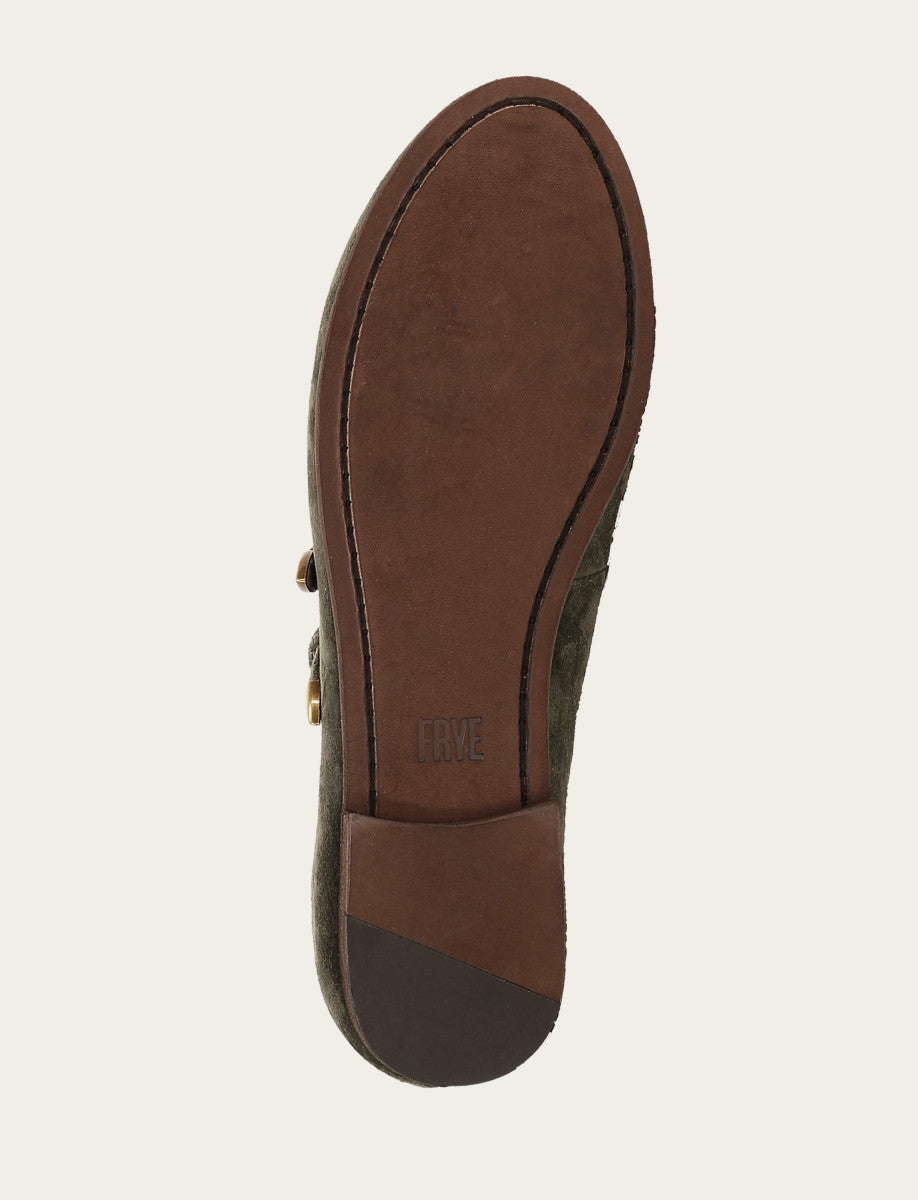 Frye Women's Dark Olive Carson Multi Mary Jane Shoe / Dark Olive