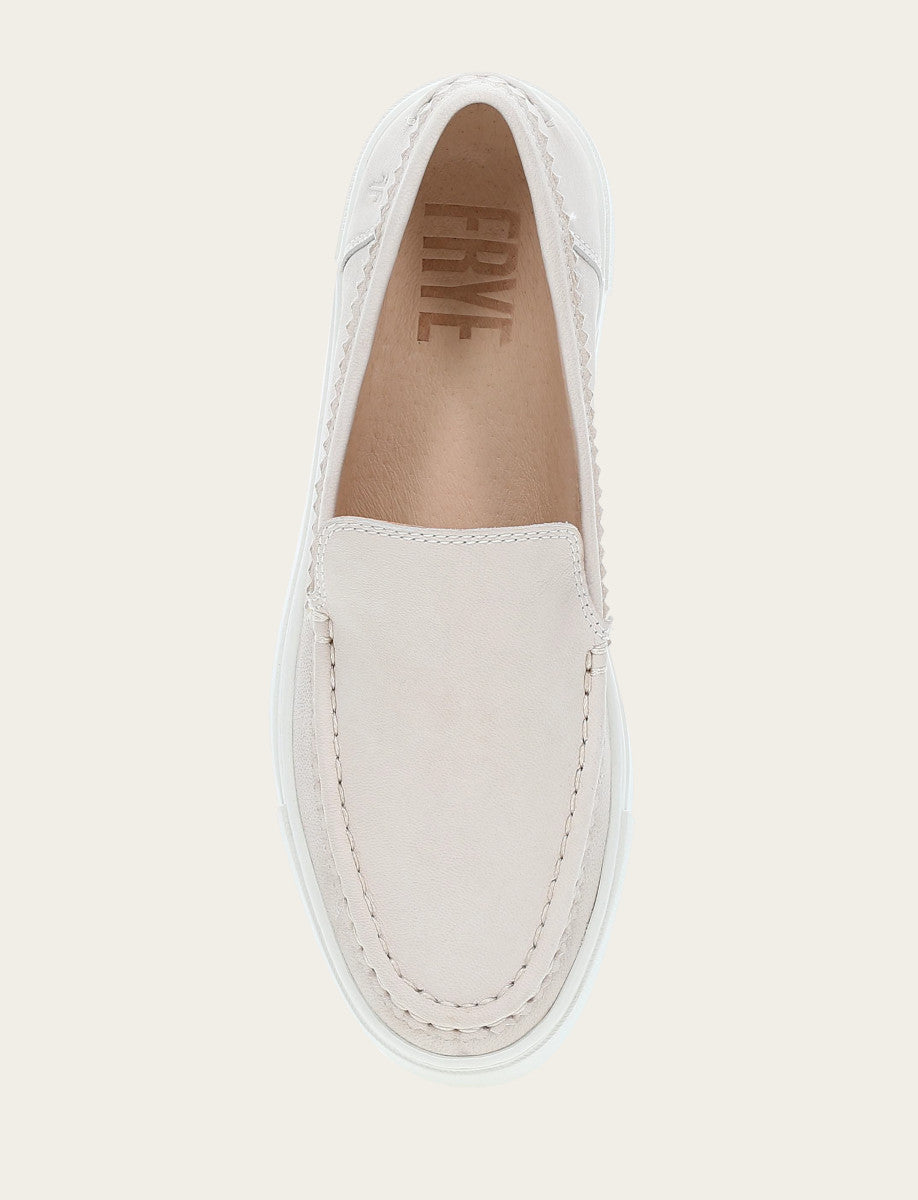 Frye Women's Ivory Ivy Venetian Loafers / Ivory