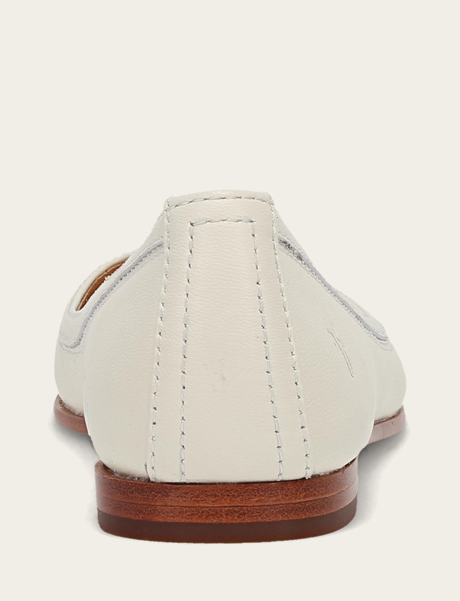 Frye Women's White Carson Ballet Flats / White