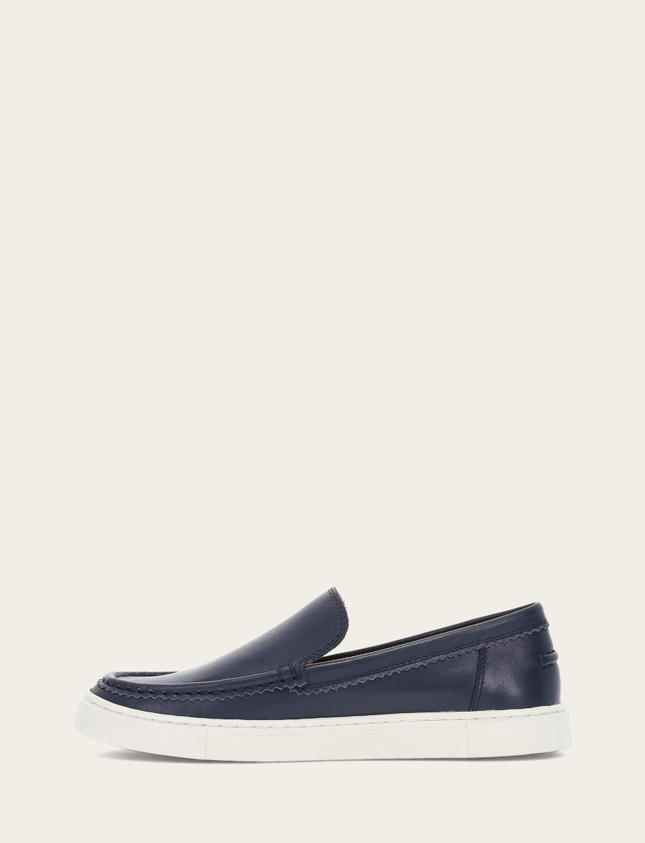 Frye Women's Navy Ivy Venetian Loafers / Navy