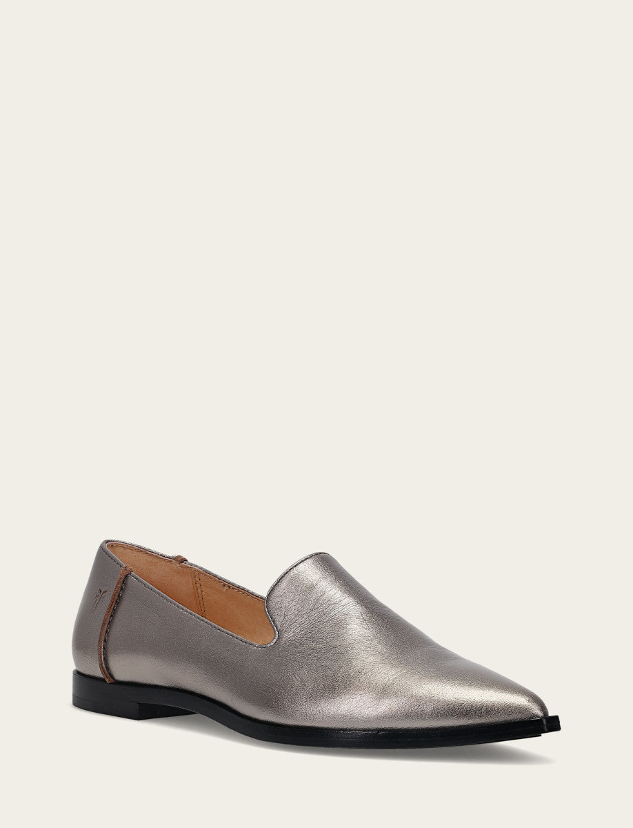 Frye Women's Dark Pewter Kenzie Venetian Loafers / Dark Pewter
