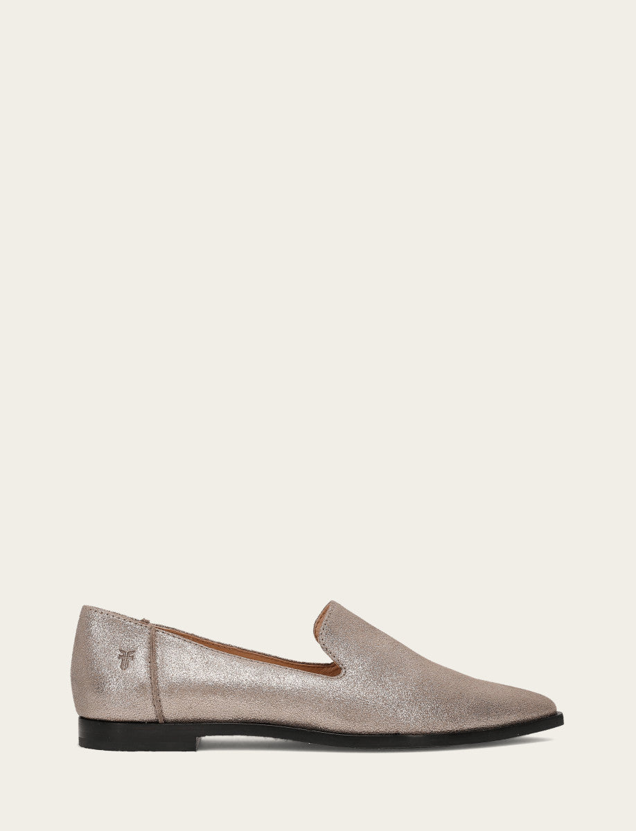 Frye Women's Pewter Kenzie Venetian Loafers / Pewter