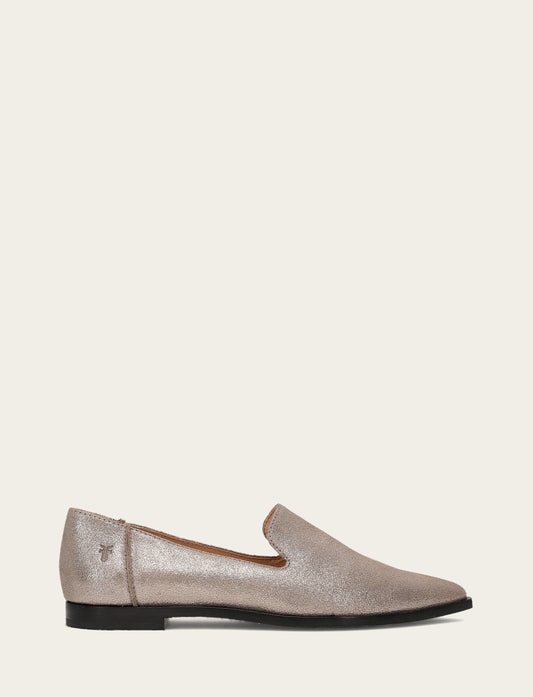 Frye Women's Pewter Kenzie Venetian Loafers / Pewter