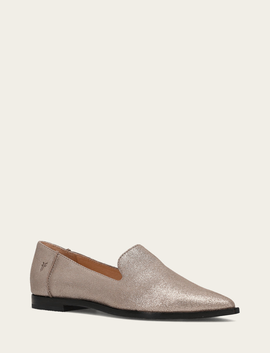 Frye Women's Pewter Kenzie Venetian Loafers / Pewter
