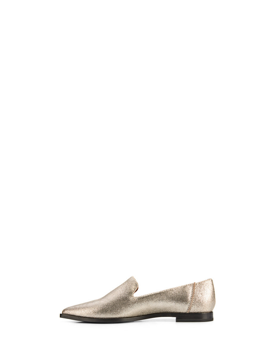 Frye Women's Pewter Kenzie Venetian Loafers / Pewter
