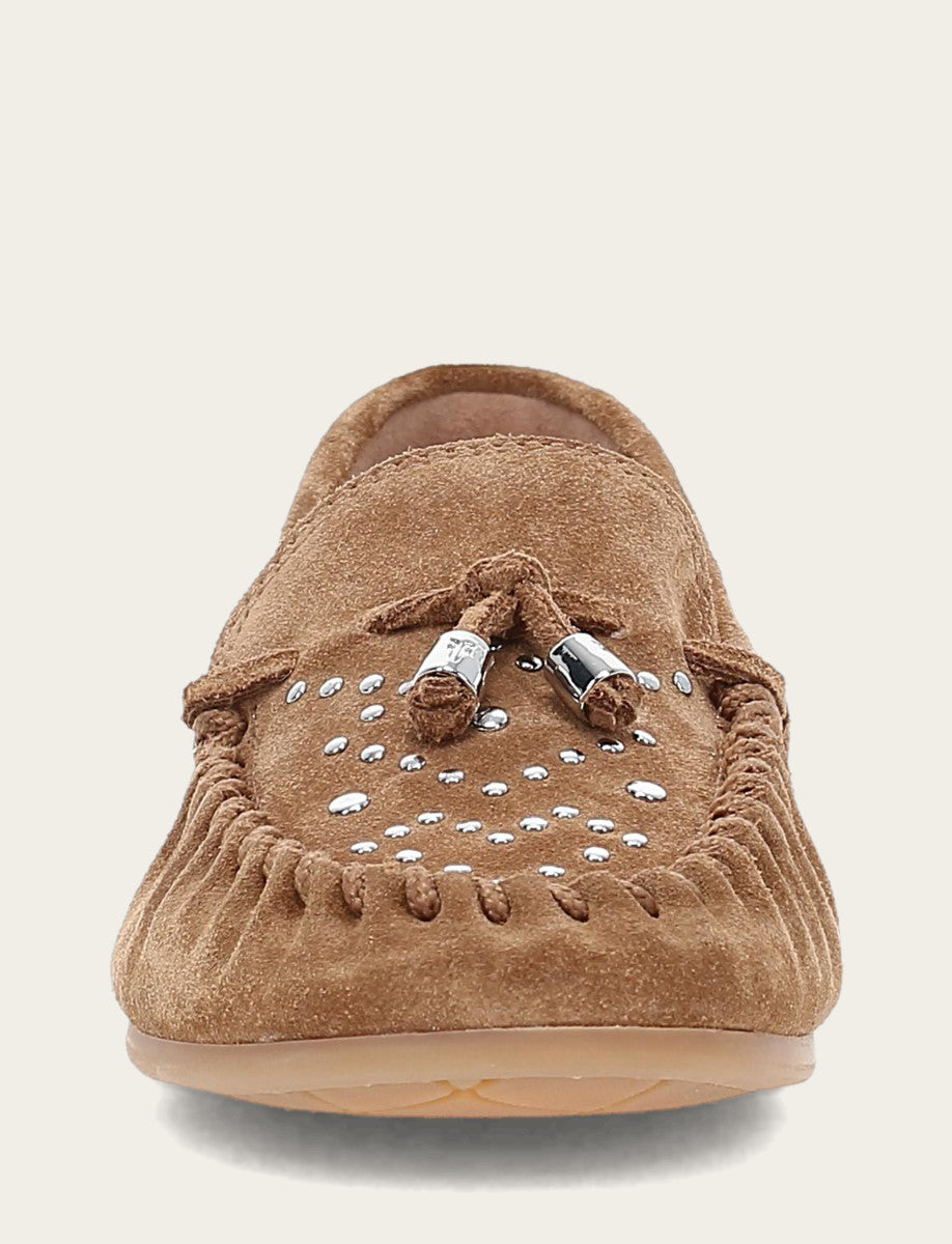 Frye Women's Almond Naya Stud Moc Loafers / Almond