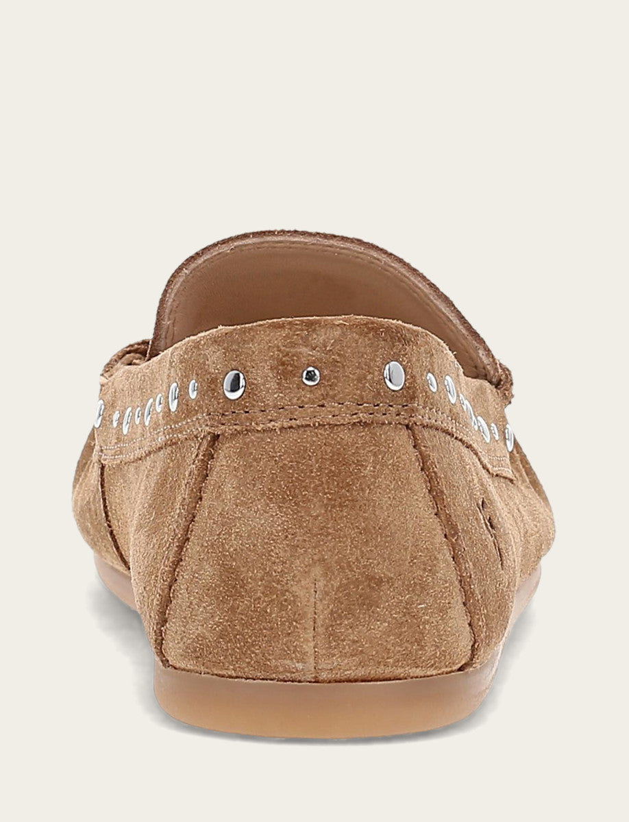 Frye Women's Almond Naya Stud Moc Loafers / Almond